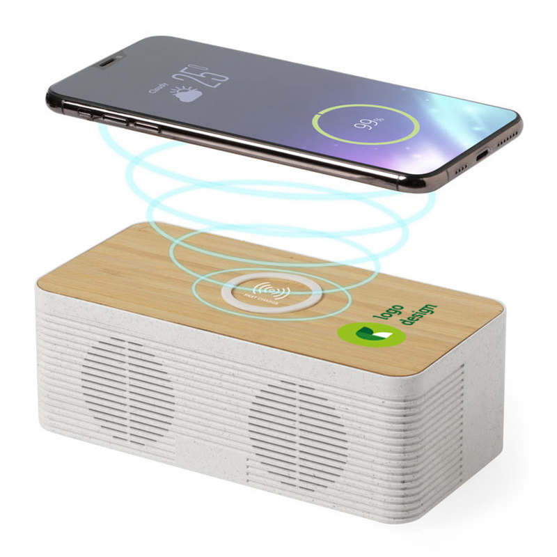 Wireless charger bluetooth speaker